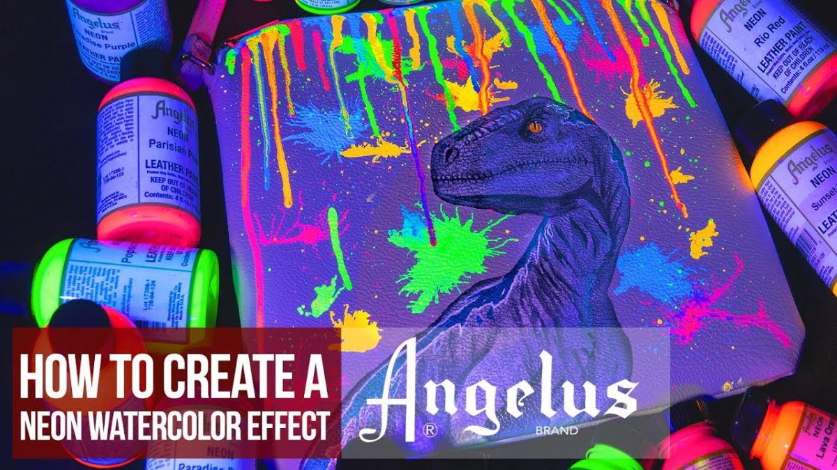 Màu vẽ phản quang Angelus Acrylic Leather Paint Neon