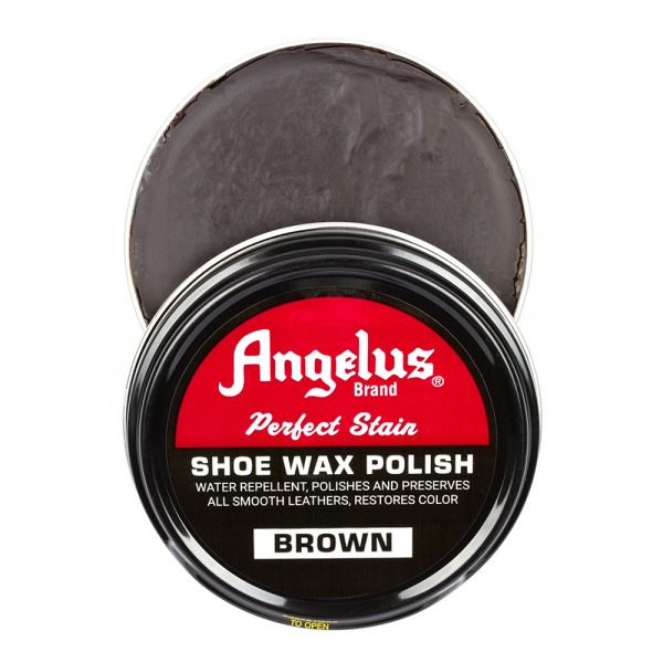 Xi đánh bóng giày cao cấp Angelus Shoe Wax Polish – 75 gr Brown