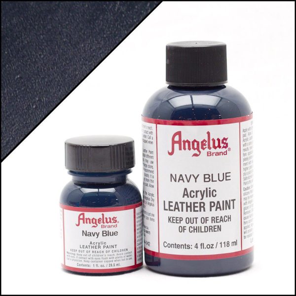Màu vẽ da vải Angelus Leather Paint Standard 1oz, 4oz Navy Blue 042