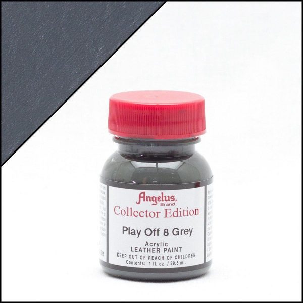 Màu Vẽ Da, Vải Angelus Leather Paint (Collector Edition) – 29.5ml (1Oz) Play Off 8 Grey 334