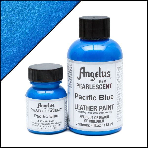 Màu Vẽ Da, Vải Angelus Leather Paint (Pearlescent) Pacific Blue